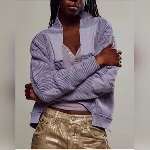 Free People Heavenly Lavendar Cardi